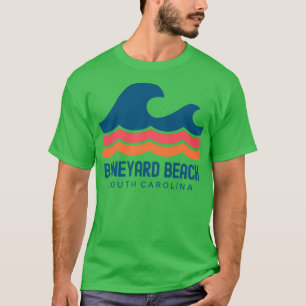 Camiseta Boneyard Beach South olina Vintage Wave