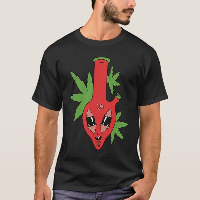 Camiseta bong alien space aliens  ufo (Frente)