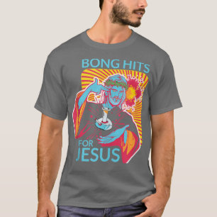 Camiseta Bong Bits Por Jesus Eu Engraçado Que Stonista Da T