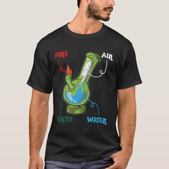 Camiseta Bong Elets Dispara Água E Ar Que Fumam Anat (Frente)