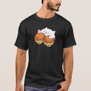 Camiseta Bongo Cat merch Gato fofo meme