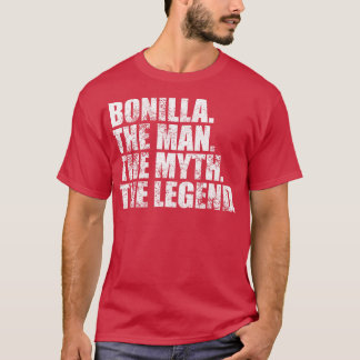 Camiseta BonillaBonilla Nome da família Bonilla sobrenome B