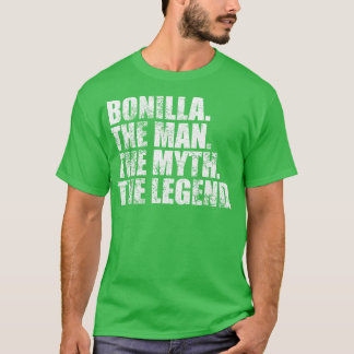Camiseta BonillaBonilla Nome da família Bonilla sobrenome B