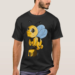 Camiseta Bonita Abelha Honeycomb Beekeeper Presente