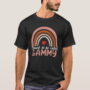 Camiseta Bonita Abençoada, Chamada Gammy Rainbow Women Moth
