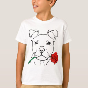 Camiseta Bonita Adoração com Rosa - Dias de os namorados do