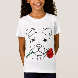 Camiseta Bonita Adoração com Rosa - Dias de os namorados do
