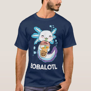 Camiseta Bonita Aolotl Boba Bubble Tea Kawaii Animes Crianç