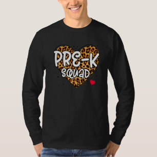 Camiseta Bonita Apreciação Admin do Esquadrão Pré K De Volt