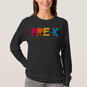 Camiseta Bonita Apreciação Admin do Esquadrão Pré K De Volt