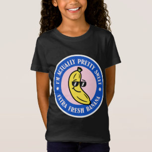 Camiseta Bonita Banana Lover Cotação Kawaii Estilo Engraçad