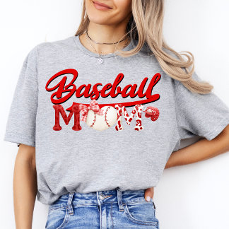 Camiseta Bonita Beisebol Mãozinha Jogo Dia Moderno Animação