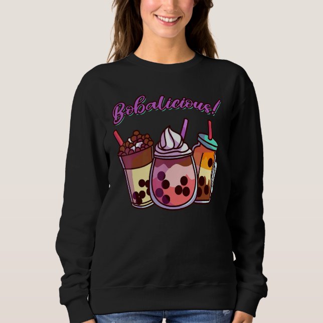 Camiseta Bonita Boba Bubble Tea Bobalicious (Frente)