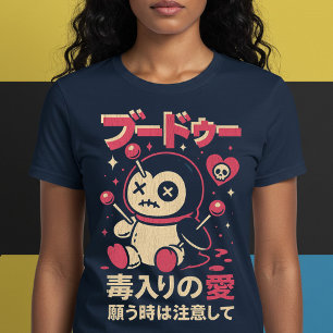 Camiseta Bonita boneca Kawaii Japonesa
