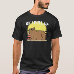 Camiseta Bonita Capybara Ok Eu Levanto Capybara Meme