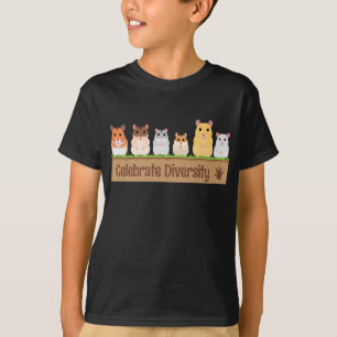 Camiseta Bonita Celebra Proprietários de Pet de Diversidad