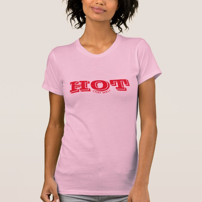Camiseta Bonita Charia Quente Wali Desi Engraçada Shirt Des (Frente)