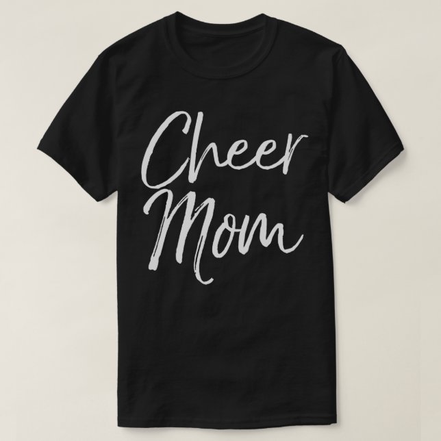 Camiseta Bonita Cheerleader da Família Correspondente Mãe D (Frente do Design)