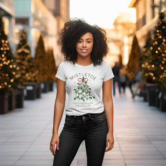 Camiseta Bonita com Beijos de Visco e Desejos de N