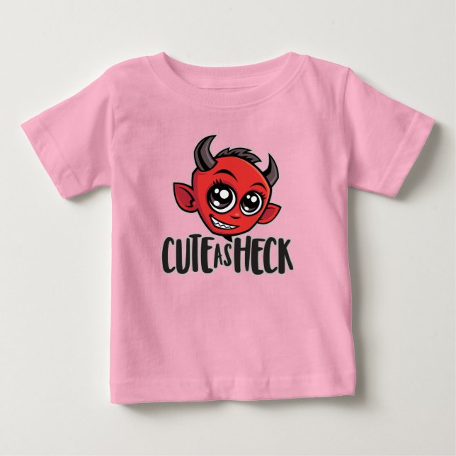 Camiseta Bonita como o diabo (Frente)
