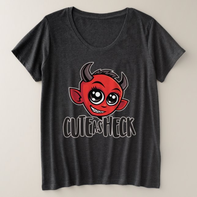 Camiseta Bonita como o diabo (Frente do Design)