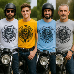 Camiseta Bonita Corrida De Café Da Califórnia Para Alugueir