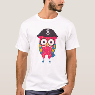 Camiseta Bonita Coruja Engraçada Idiota