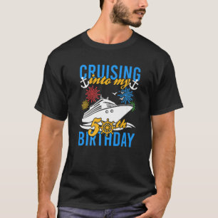 Camiseta Bonita Cruzamento No Meu 50º Aniversário Mulheres 