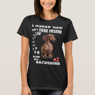Camiseta Bonita Dachshund Doxie Girl Xmas Dachshund Mãe