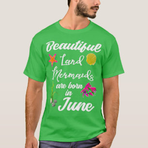 Camiseta Bonita dádiva de aniversário de criança As sereias