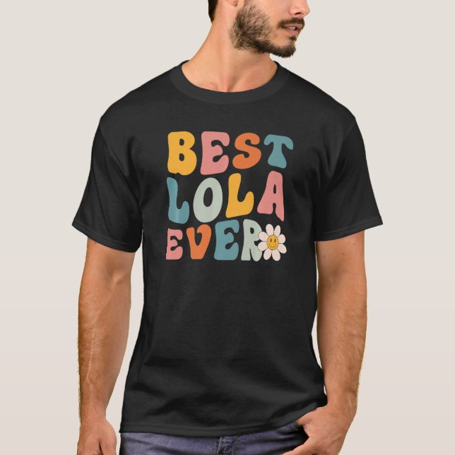 Camiseta Bonita Dia de as mães De Lola Para As Mulheres Mãe (Frente)