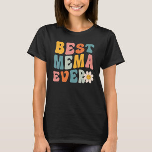 Camiseta Bonita Dia de as mães De Mema Para Mulheres Mãe Gr