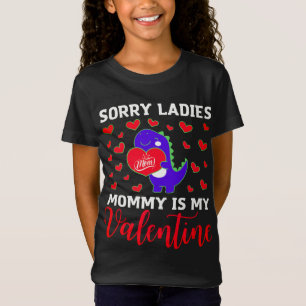 Camiseta Bonita Dino Desculpe Senhoras Mamãe É Meu Namora