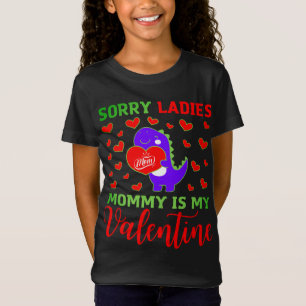 Camiseta Bonita Dino Desculpe Senhoras Mamãe é o meu dia