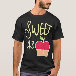 Camiseta Bonita Doce Como Bicicletas de Apple Pie Chefs