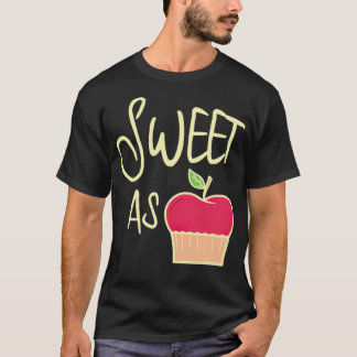 Camiseta Bonita Doce Como Bicicletas de Apple Pie Chefs