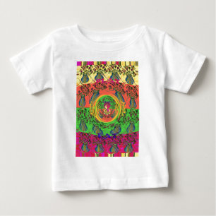 Camiseta Bonita e Bonita Impressão de Arte Floral