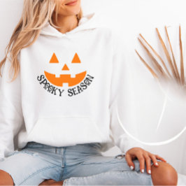Camiseta Bonita e Cozy Spooky Season Pumpkin Halloween