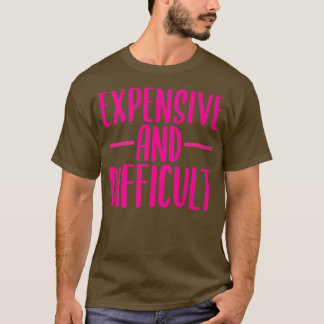 Camiseta Bonita e Difícil Engraçada Mulher Engraçada Tee Me