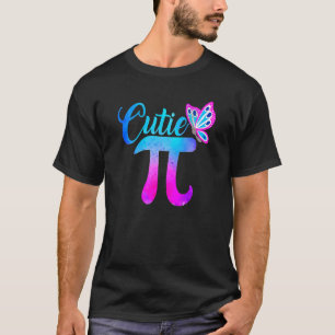 Camiseta Bonita e Engraçada Borboleta de Pie Math Pi Adoráv