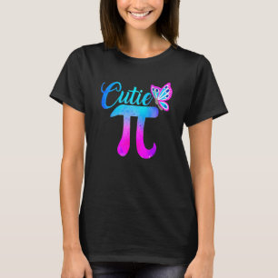Camiseta Bonita e Engraçada Borboleta de Pie Math Pi Adoráv