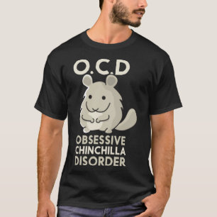 Camiseta Bonita e Engraçada Dossiê Obsessiva Chinchilla