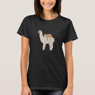 Camiseta Bonita e Engraçada Sonolência, Llama