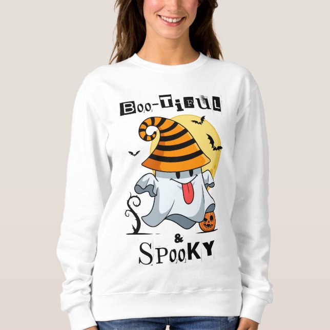 Camiseta Bonita e Spooky (Frente)