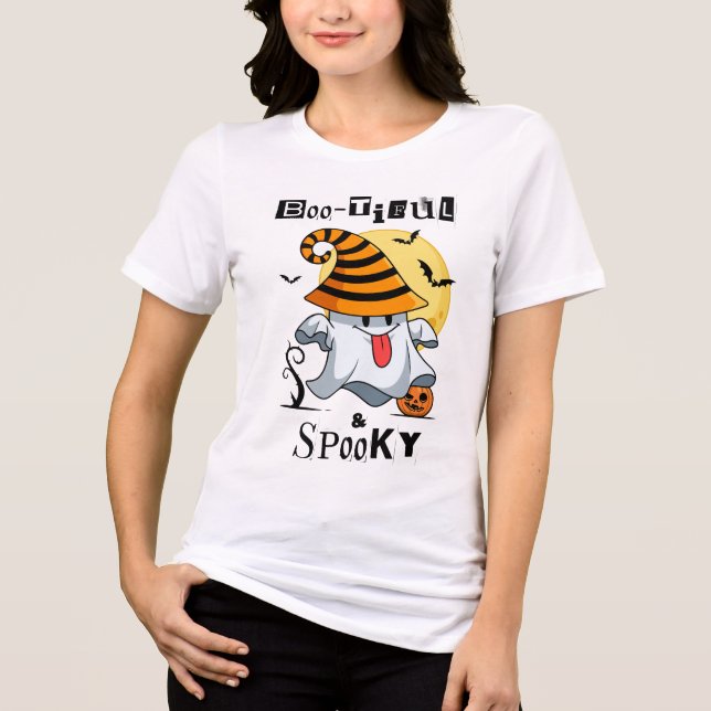 Camiseta Bonita e Spooky (Frente)