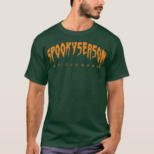 Camiseta Bonita Estação Spooky Aficionado Encarado Engraçad