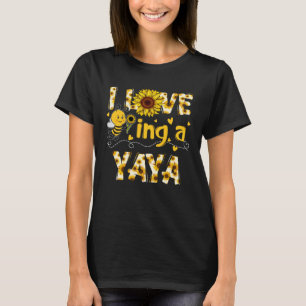 Camiseta Bonita, eu adoro ser uma vadia de girassol Yaya Mã