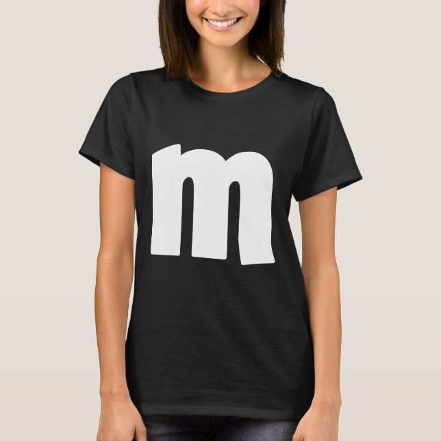 Camiseta Bonita Família de Halloween Equipe Figurume Corres (Frente)