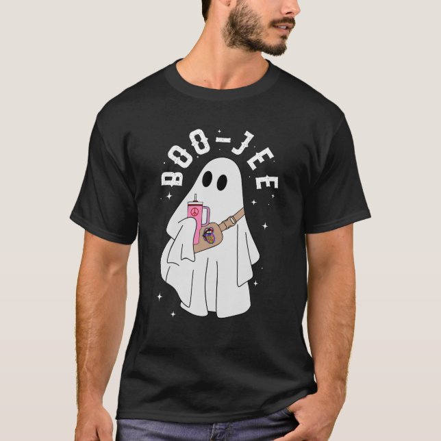 Camiseta Bonita fantasia de Halloween Boujee Boo Jee Spooky (Frente)
