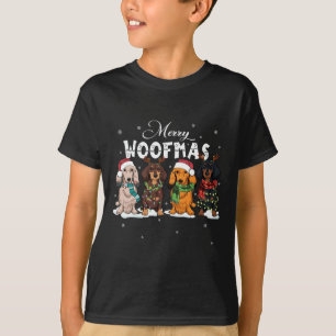 Camiseta Bonita Feliz Woofmas Dachshund Christmas Dog Reind